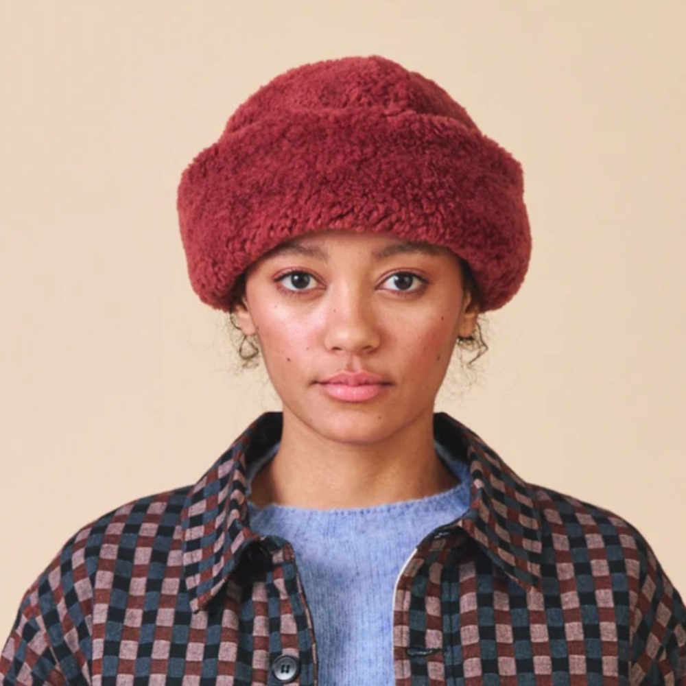Mama Owl Sideline Women's Wool Cloud Hat - Burnt Umber